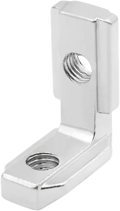 CNC machined aluminum bracket.