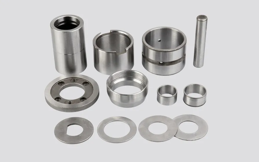 Assorted CNC machined prototype and production sample components.