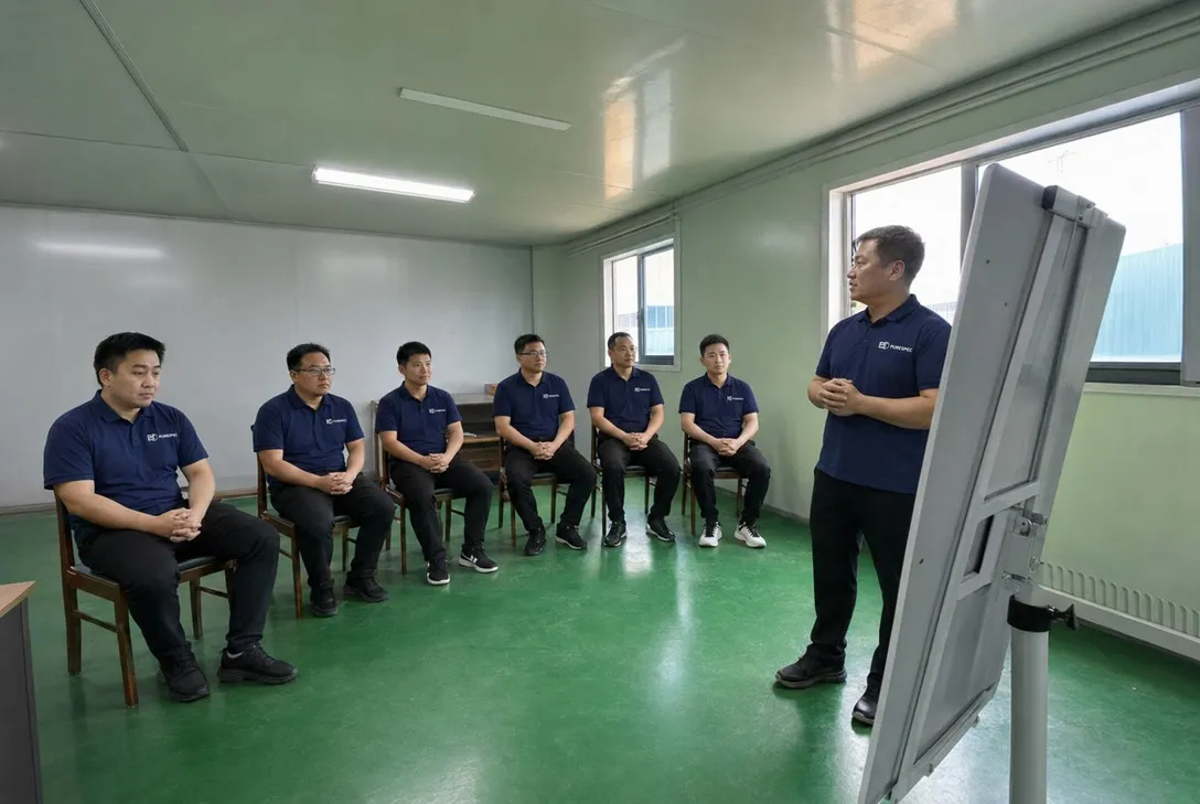 PURESPEC quality team in a drawing and requirement review meeting.