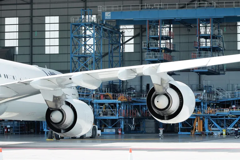 Turbine components on an assembly line with high reliability requirements.