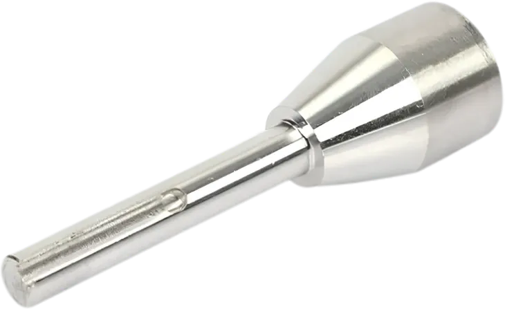 CNC machined titanium tapered shaft.