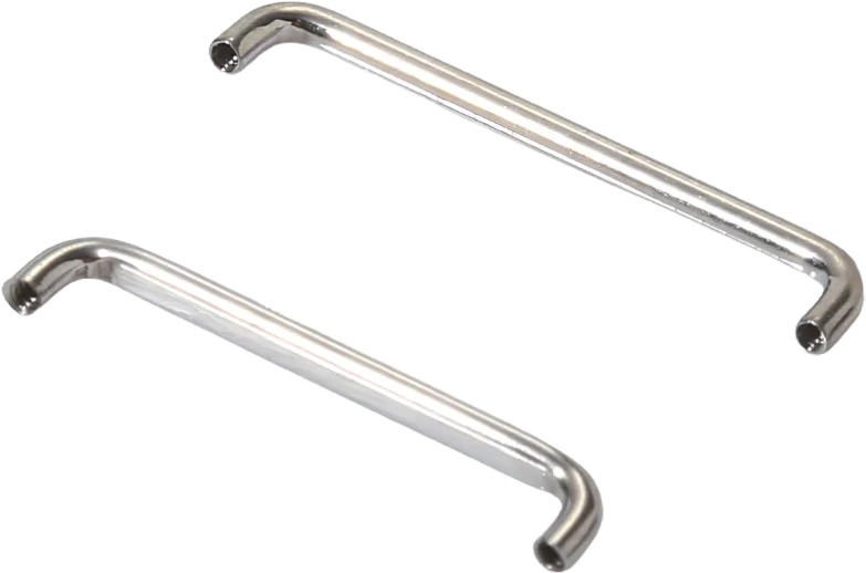 CNC machined titanium handle bars with formed bends.